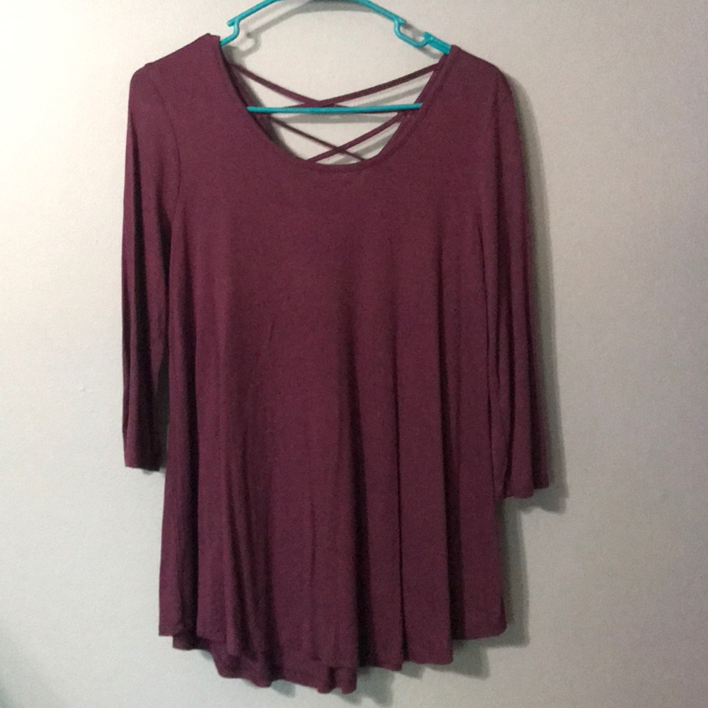 Berry/purple Long Sleeve Top
